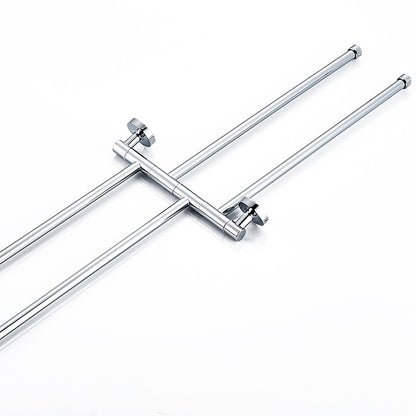 Swivel Towel Rail Chrome Stainless Steel Wall Mounted Bath Rack - Image 4