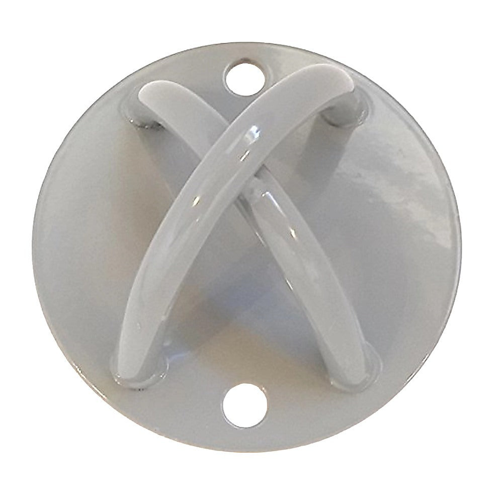 Pair of Grey Wall Anchor Mounts for Battle Ropes and Suspension - Image 7