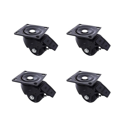 2.5 Inch Heavy Duty Nylon Castor Wheels Set 4 with Brake