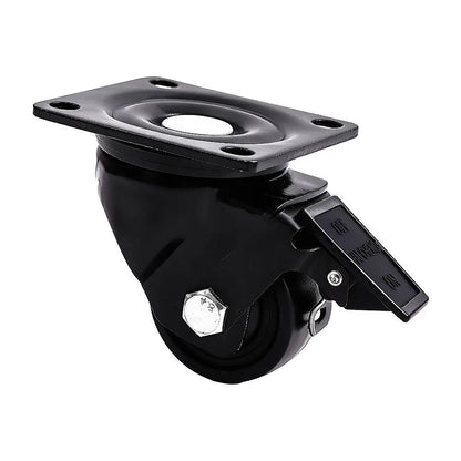 2.5 Inch Heavy Duty Nylon Castor Wheels Set 4 with Brake - Image 9