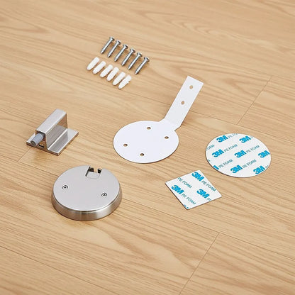 Zinc Alloy Door Stop Brushed Nickel Anti Collision - Image 4