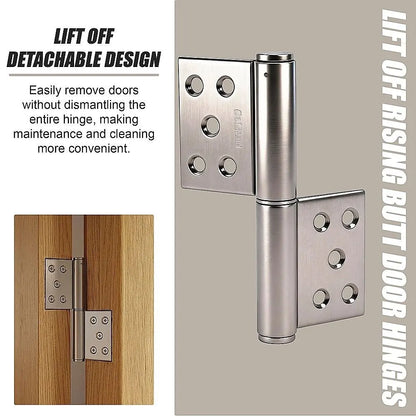 Lift Off Door Hinges Rising Butt Screen Hinge Pair - Image 7