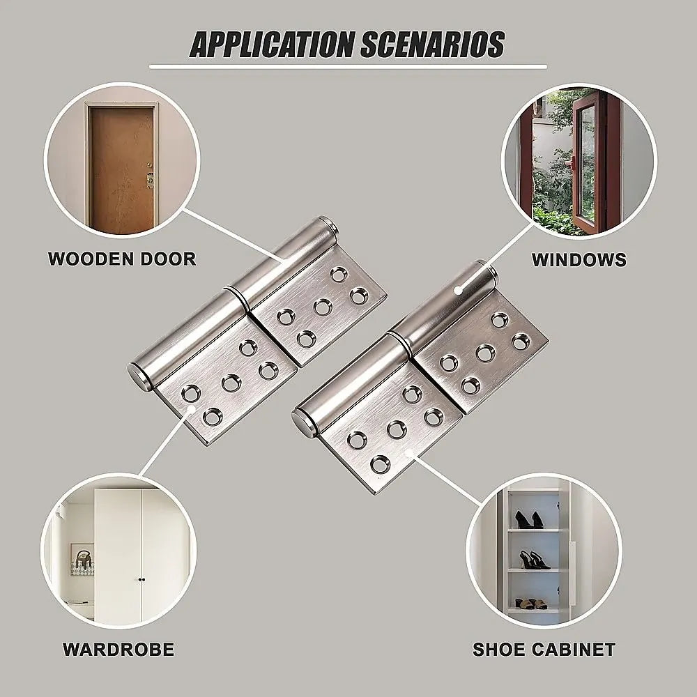 Lift Off Door Hinges Rising Butt Screen Hinge Pair - Image 8