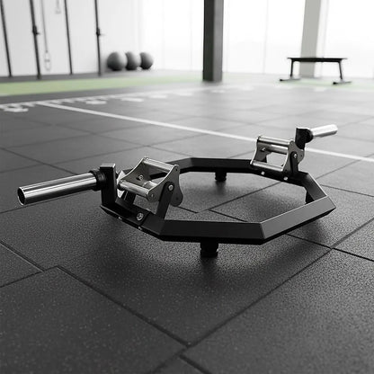 Fitness EZ Load Hex Trap Bar with Knurled Tri Grip - Image 3