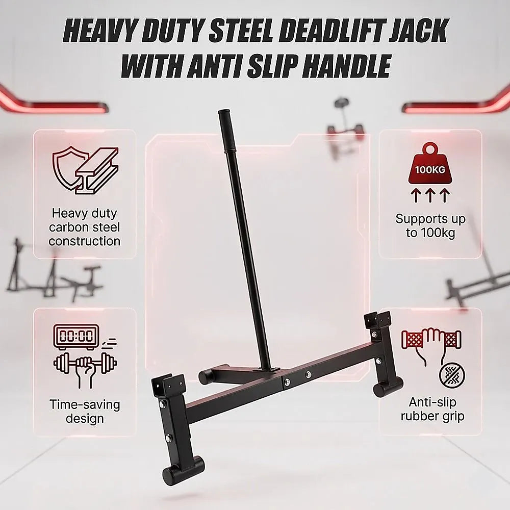 Heavy Duty Steel Deadlift Jack with Anti Slip Handle - Image 6