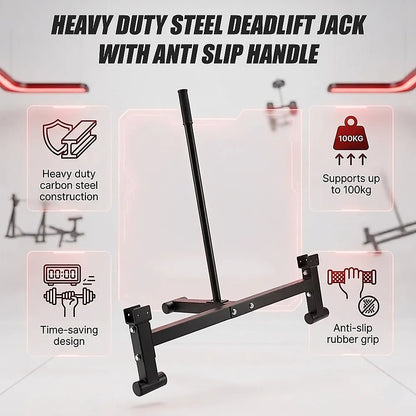 Heavy Duty Steel Deadlift Jack with Anti Slip Handle - Image 6