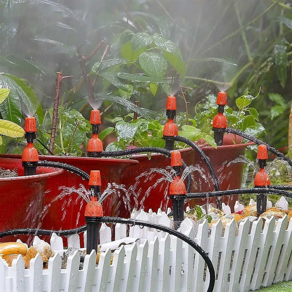 280PCS Drip Irrigation Kit 45M Garden Watering System - Image 2