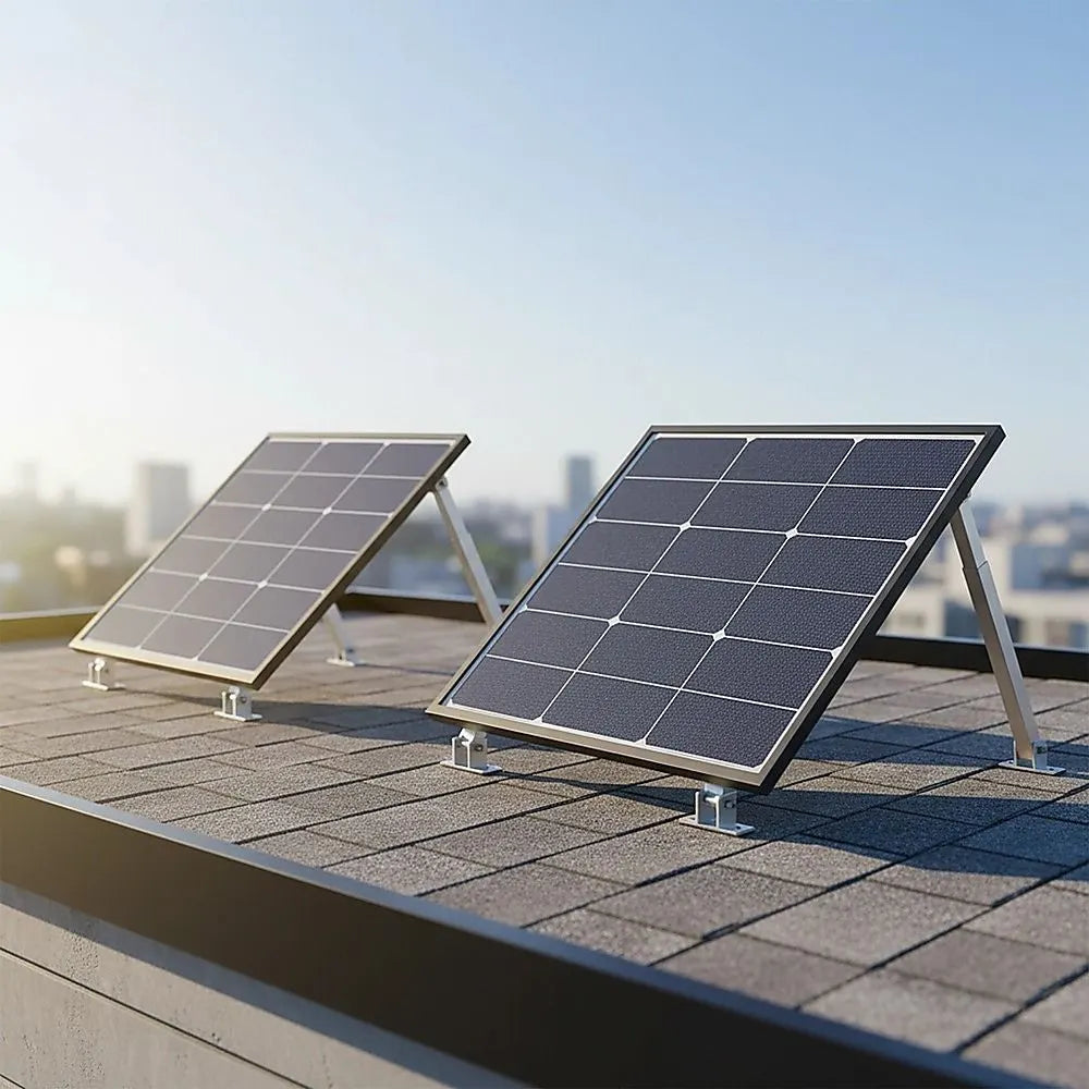 2 Set Adjustable Solar Panel Tilt Mount Brackets - Image 2