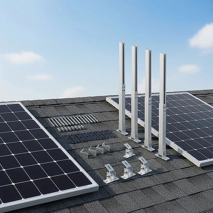2 Set Adjustable Solar Panel Tilt Mount Brackets - Image 4