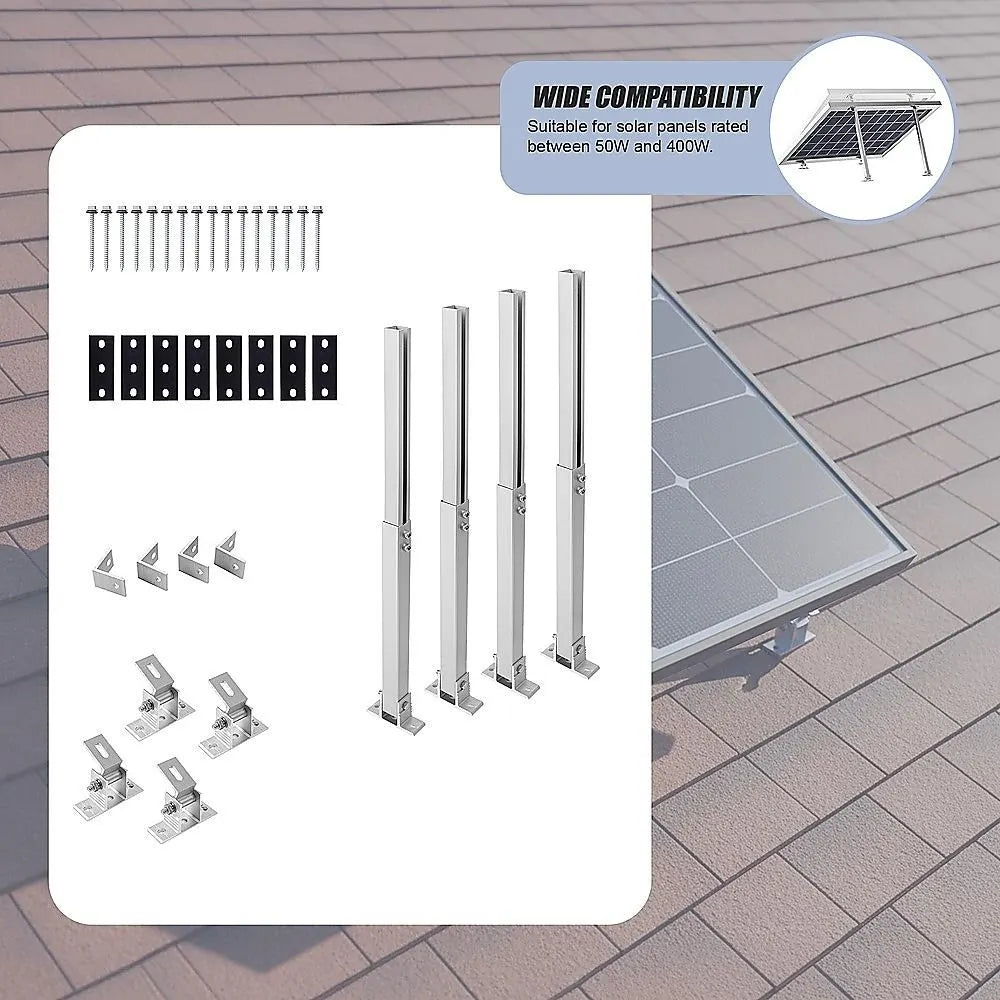 2 Set Adjustable Solar Panel Tilt Mount Brackets - Image 7