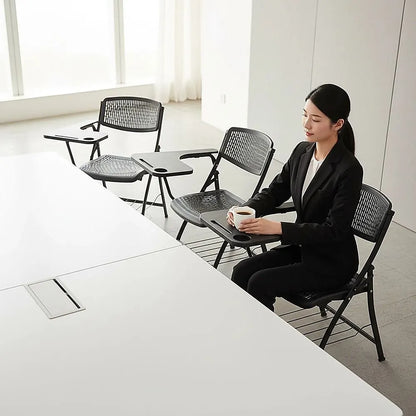 3pc Folding Lecture Chair with Table Top Training - Image 2