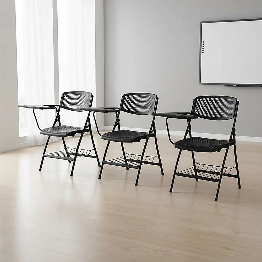 3pc Folding Lecture Chair with Table Top Training - Image 4