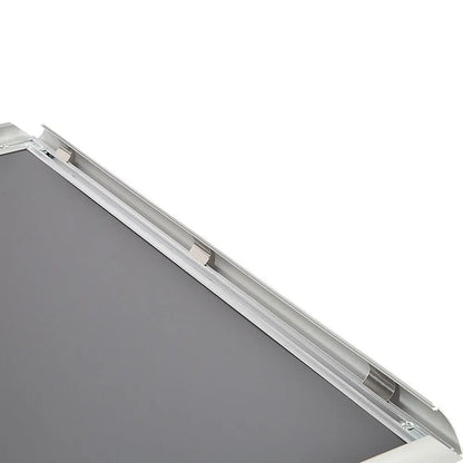 A0 2pc Aluminium Snap Poster Frame Wall Mount Sign Holder Silver - Image 4