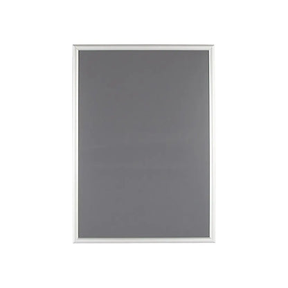 A2 2pc Aluminium Snap Poster Frame Wall Mount Sign Holder Silver