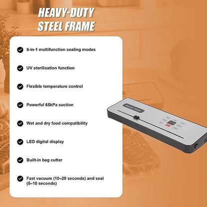 Cordless Food Vacuum Sealer Machine Dry Wet 30 Bags - Image 5