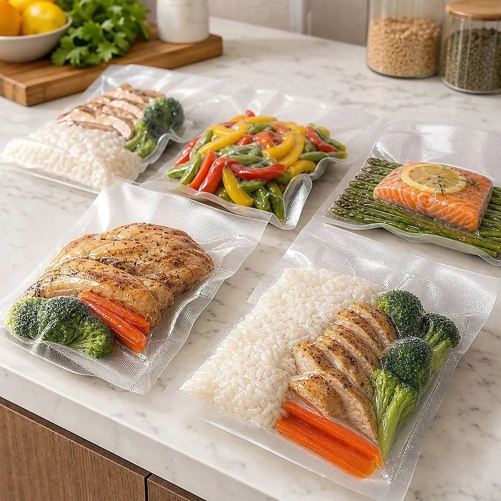 28cm x 50cm 100pcs Vacuum Sealer Bags Food Storage - Image 2