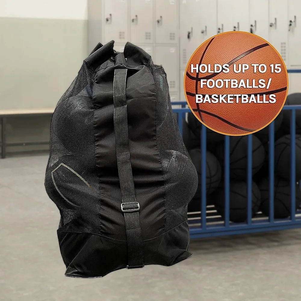 Extra Large Sports Ball Carry Bag Waterproof Football Basketball Volleyball Soccer Rugby NetBall - Image 3