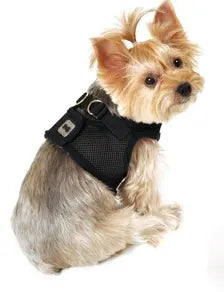 Vest Harness Pet Dog-Cat Step-in Velcro and Buckle Attachments - Moondidley Pets Small Pink - Image 2