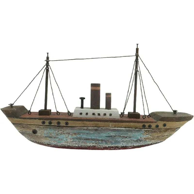 Handcrafted Ship Ornament 37cm - Image 2