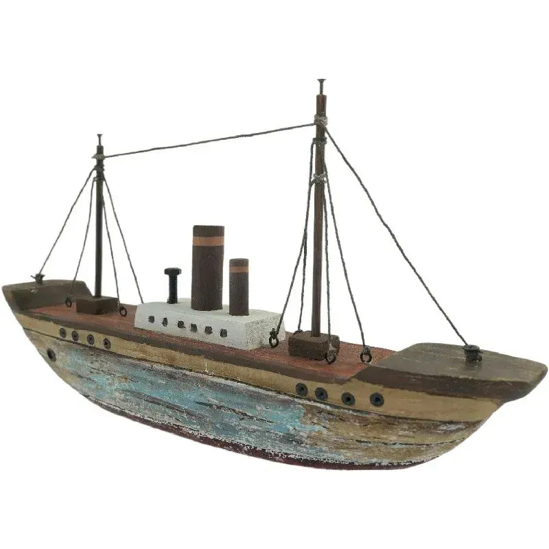 Handcrafted Ship Ornament 37cm - Image 3