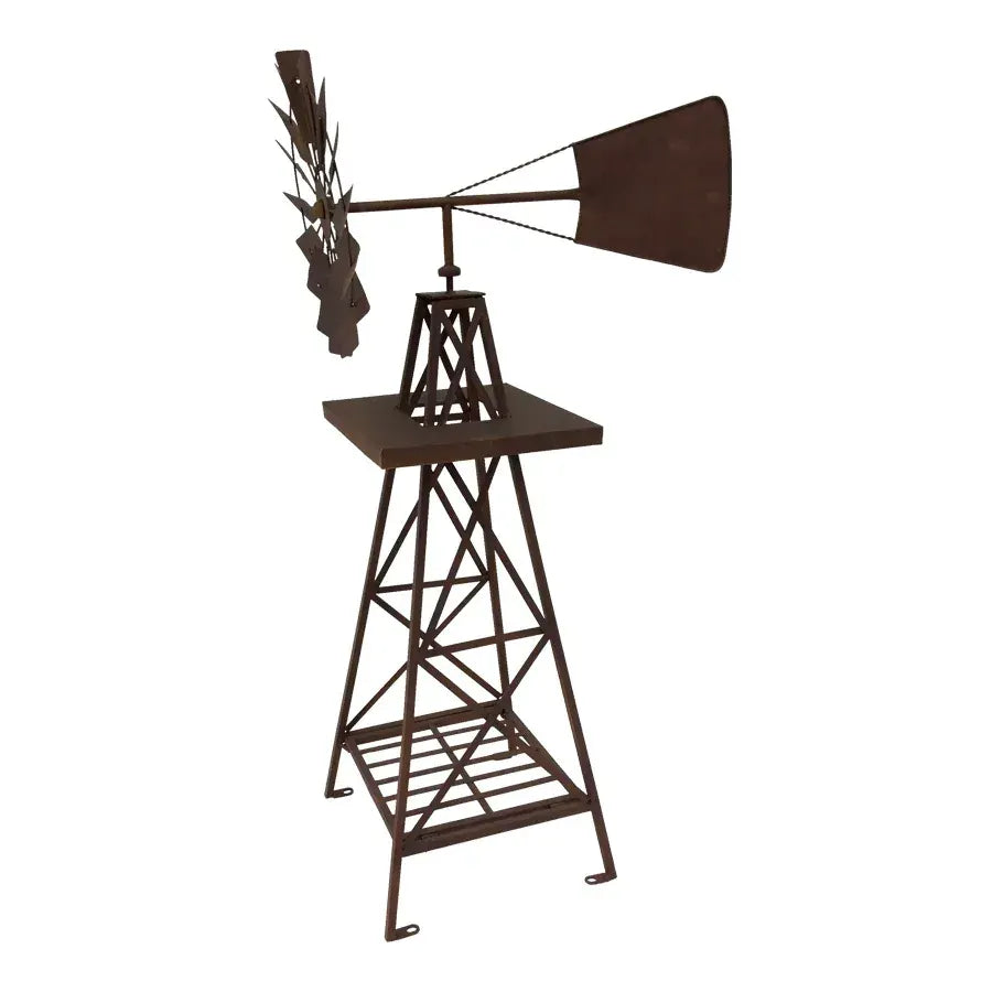 Large Rust Windmill 118cm - Image 3