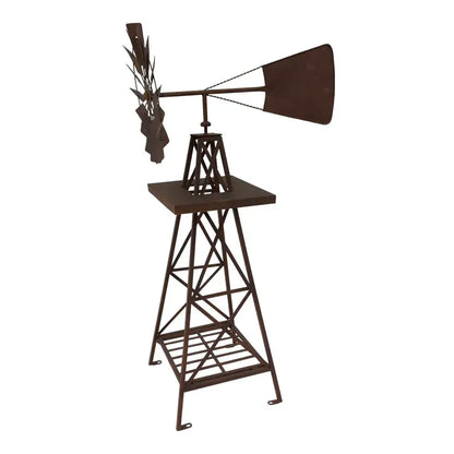 Large Rust Windmill 118cm - Image 3