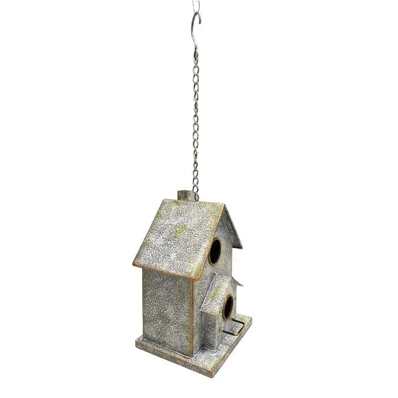 Hanging Two Storey Birdhouse 52cm - Image 3