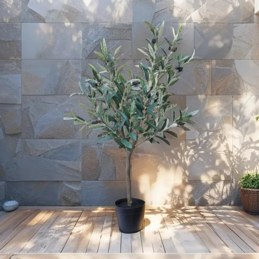 Potted Artificial Olive Tree 80cm - Image 2