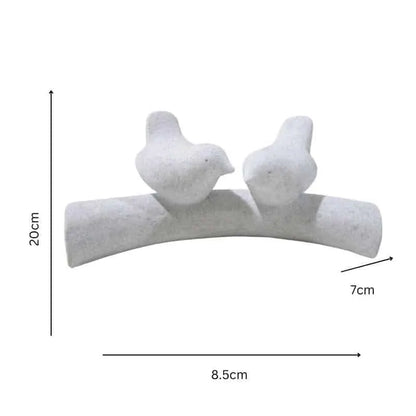 Contemporary 2 Birds On Branch Ornament 20cm - Image 5
