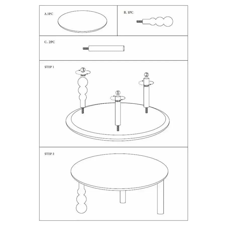 Avoca Coffee Table 80x40cm - Image 5