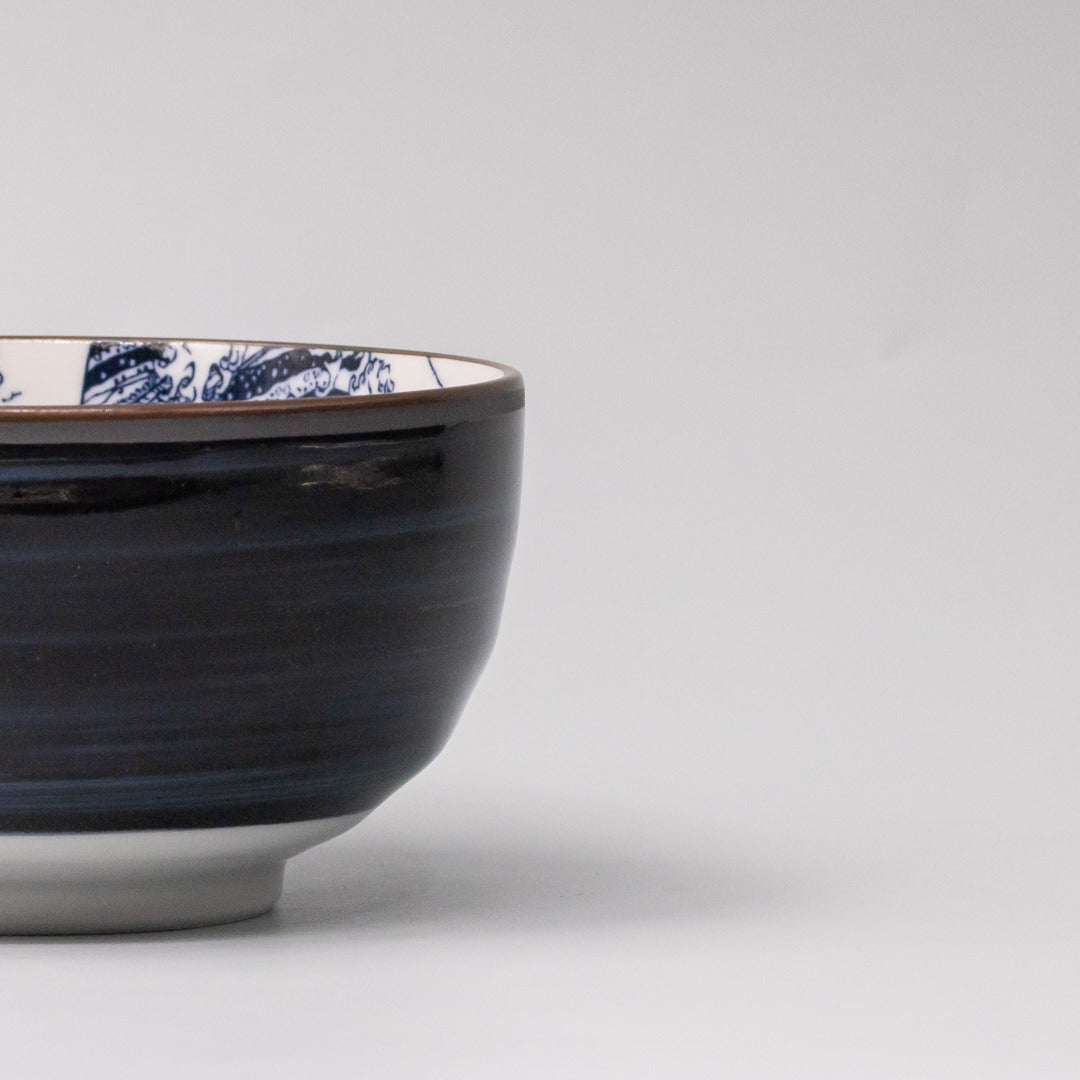 Bowl U Shaped 12.5cm Hokusai Fuji Design - Image 2