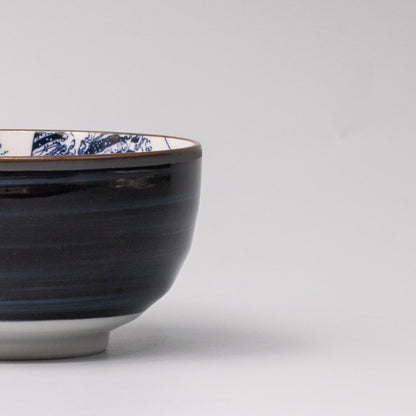 Bowl U Shaped 12.5cm Hokusai Fuji Design - Image 2