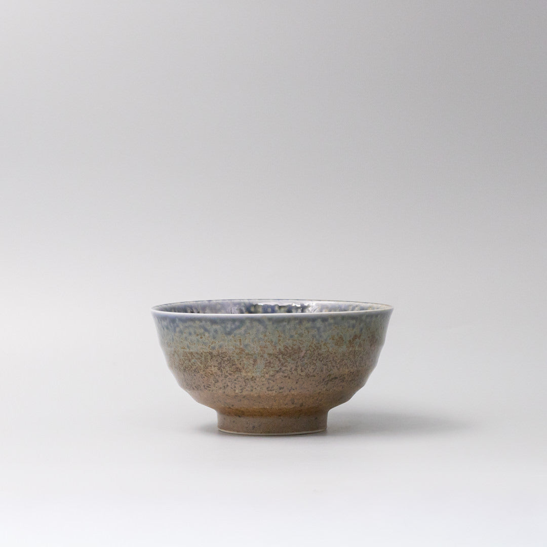 Bowl 17cm Earth & Sky Glaze with Blue pool - Image 4
