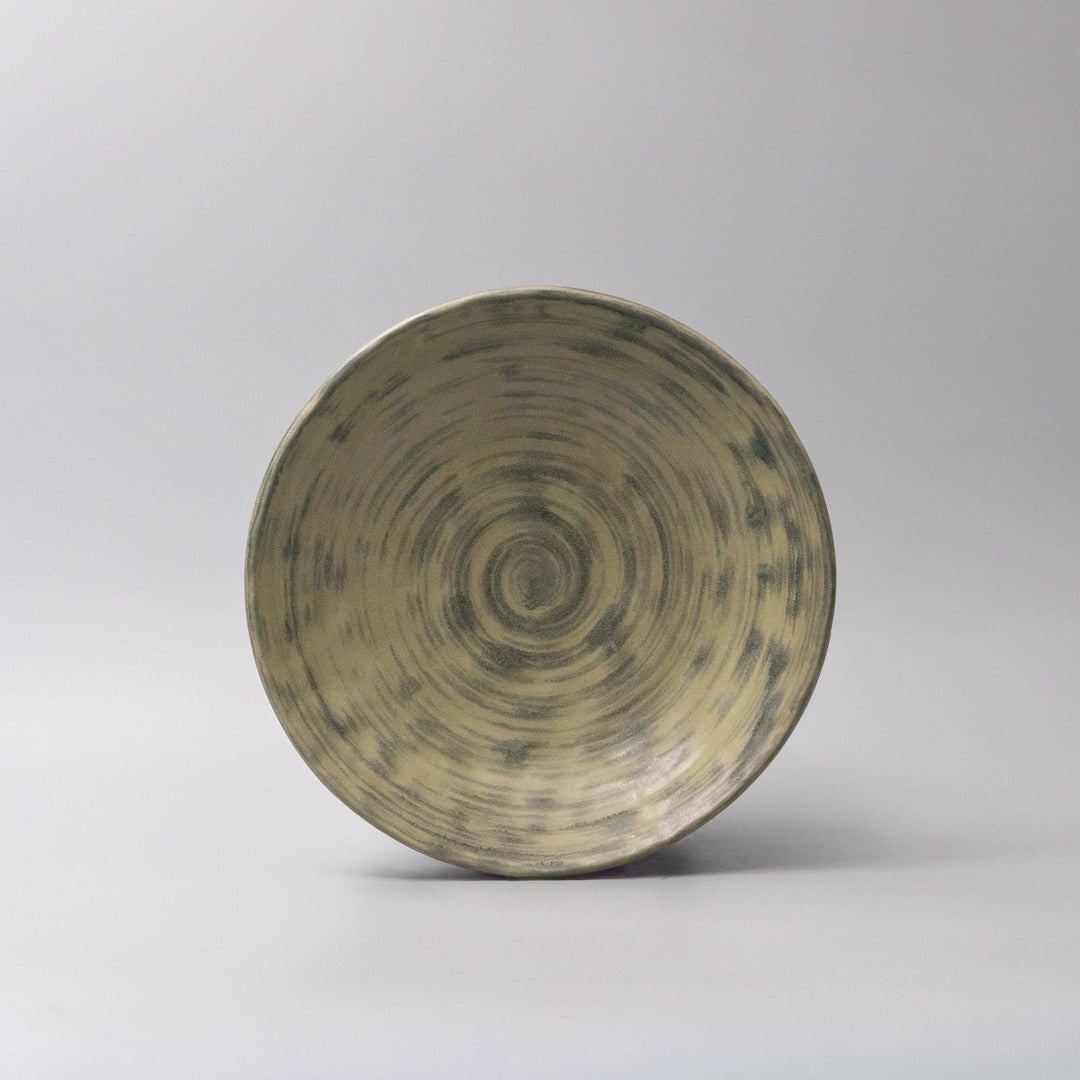 Open Shallow Bowl 24cm Washed Fern - Image 3