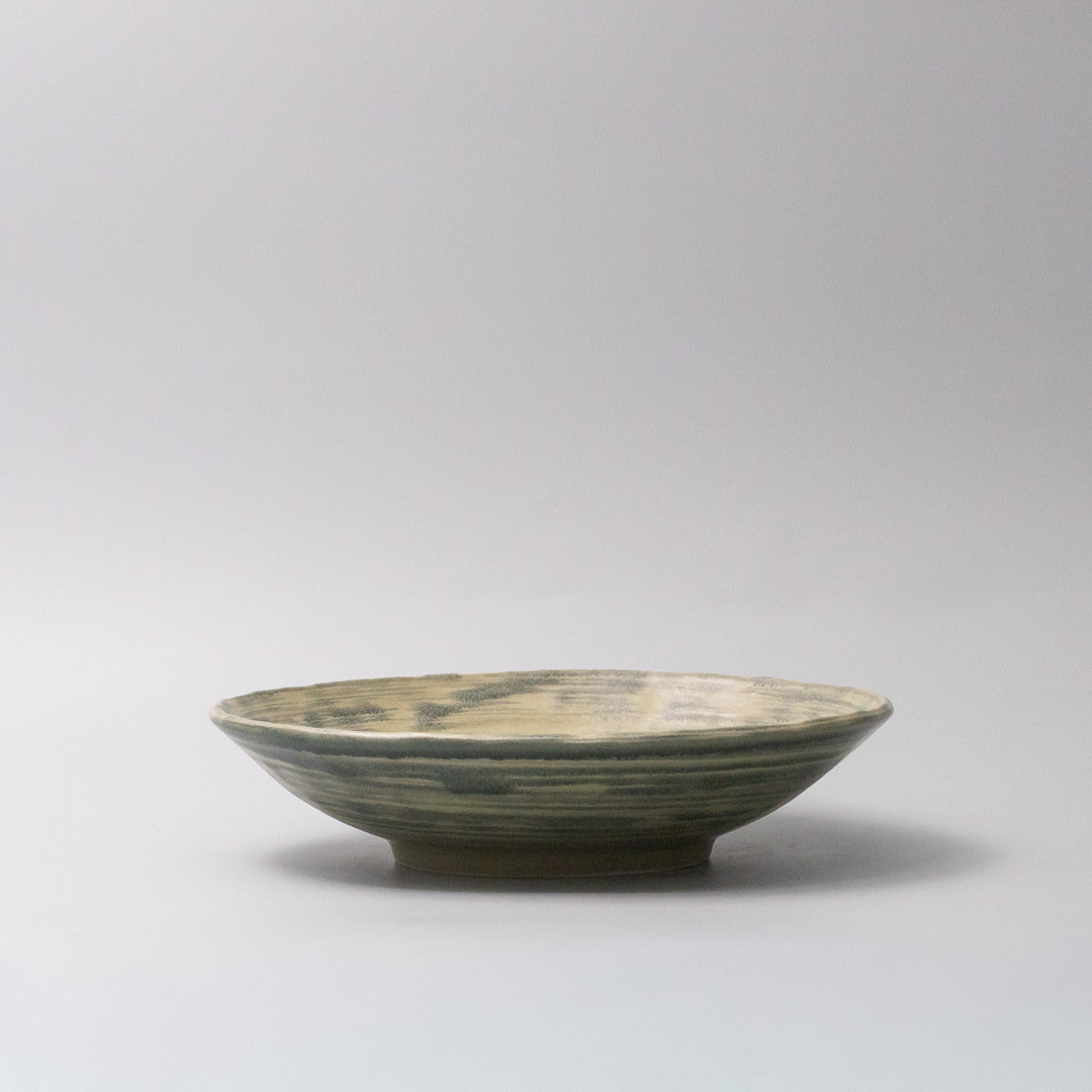 Open Shallow Bowl 24cm Washed Fern - Image 4