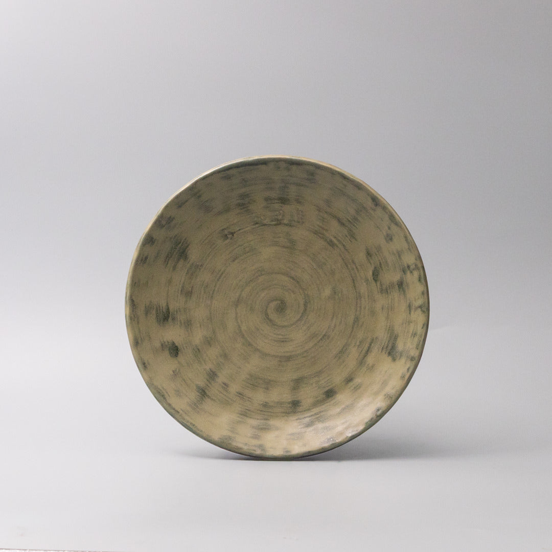 Thick Edge Plate 25cm Washed Fern - Image 3