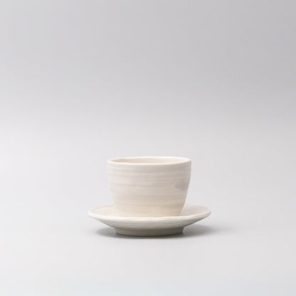 Saucer 14cm Washed White - Image 5