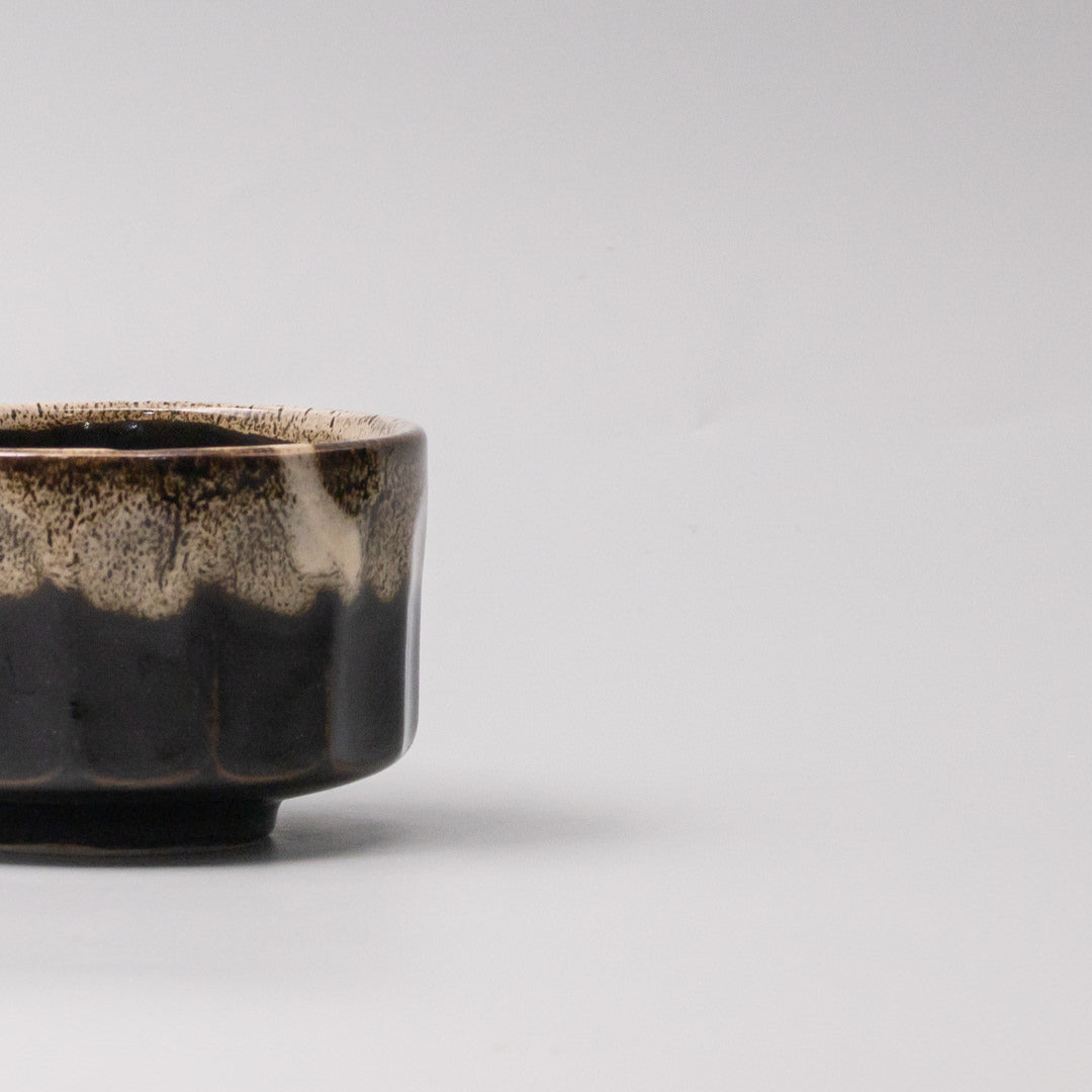 Matcha Tea bowl 11cm Espresso Fade Foam Glaze - Image 2