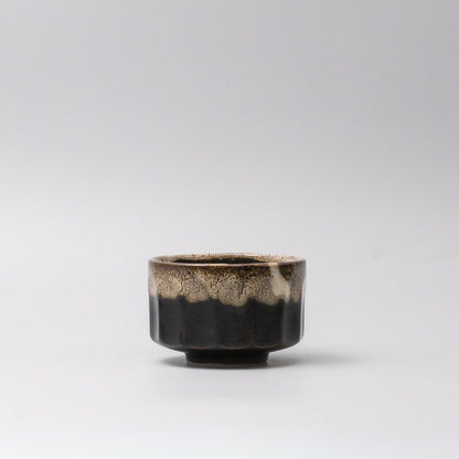 Matcha Tea bowl 11cm Espresso Fade Foam Glaze - Image 3