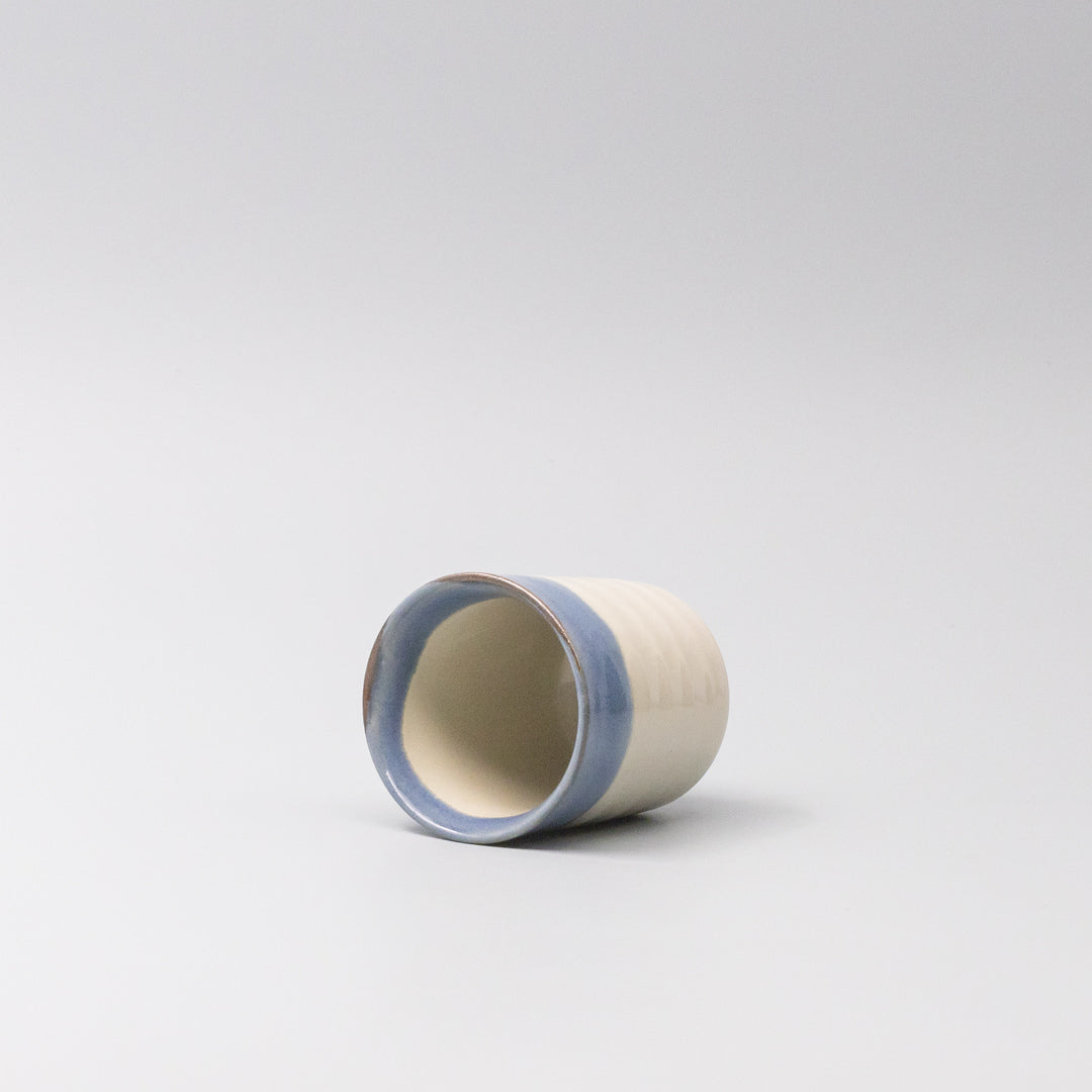 Sushi Mug 150ml Denim Cream Glaze - Image 3