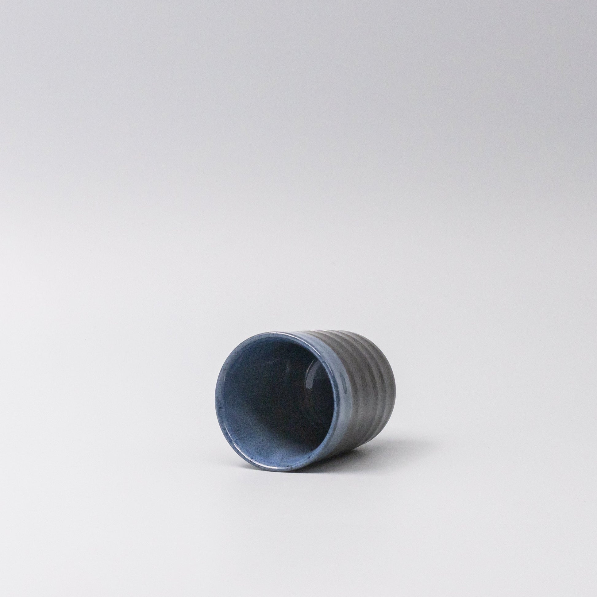 Mug 170ml Blue & Black Glaze - Image 3