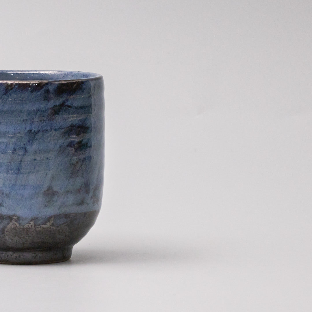 Mug Yunomi 280ml Indigo Black Glaze - Image 2