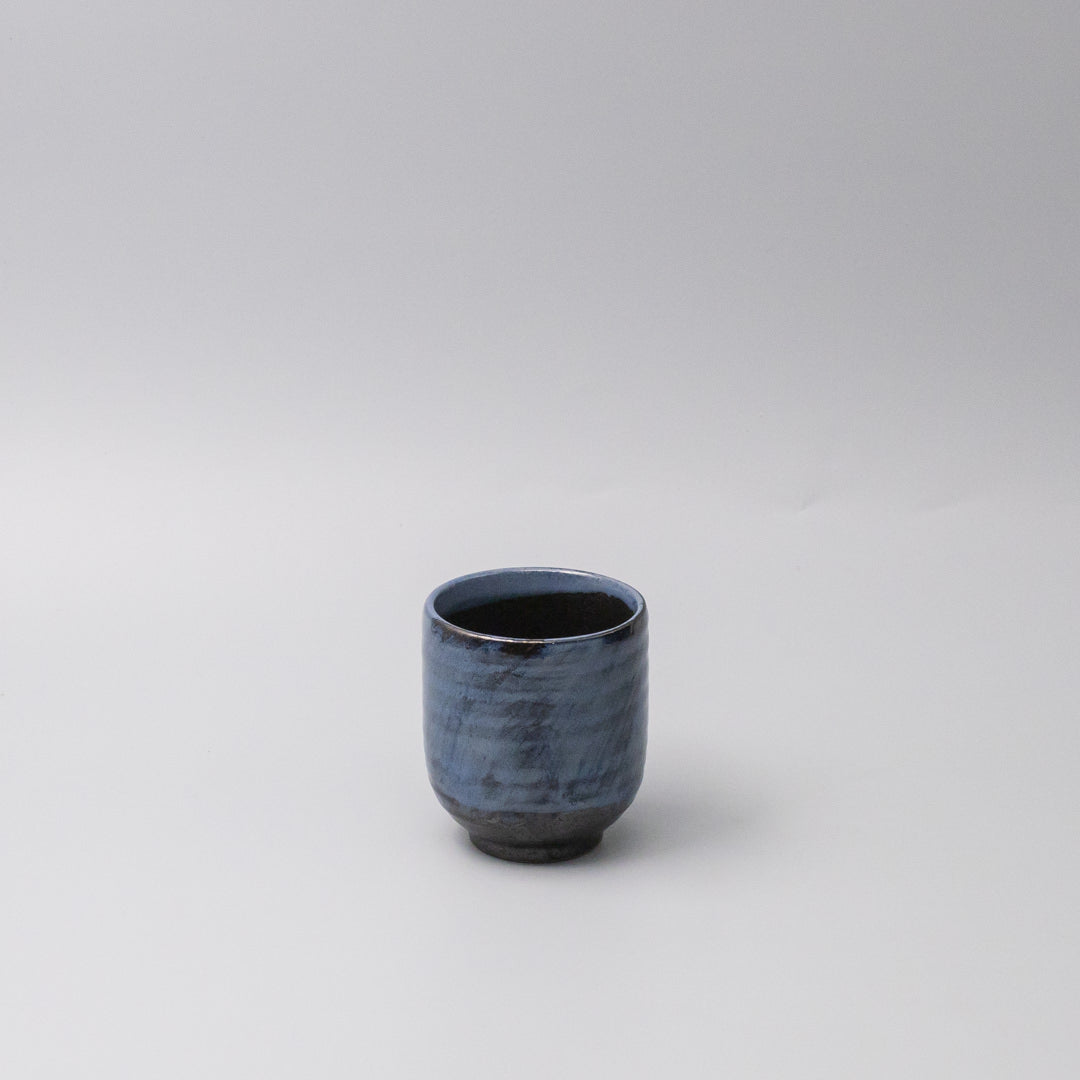 Mug Yunomi 280ml Indigo Black Glaze - Image 3