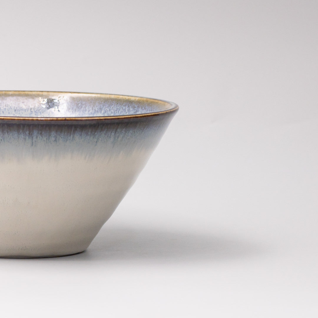 Bowl 20cm V Shape Aurora Glaze - Image 2