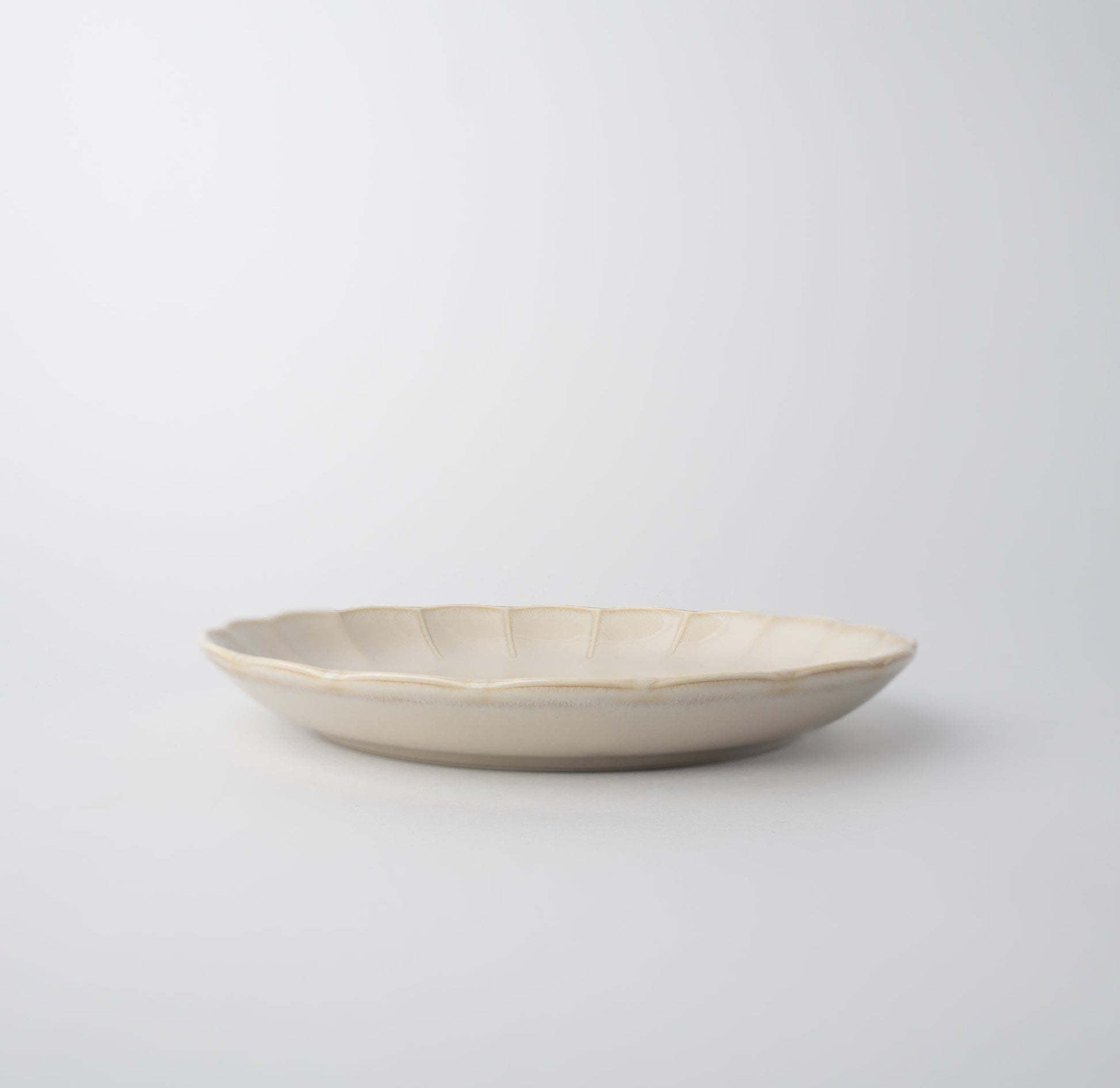 Side Plate 21cm Ivory Rinka Glaze - Image 2