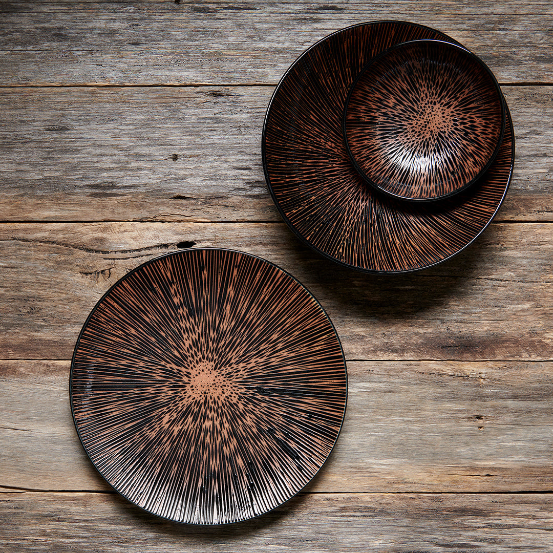 Ramen Bowl 24.5cm Bronze Converging Glaze - Image 5
