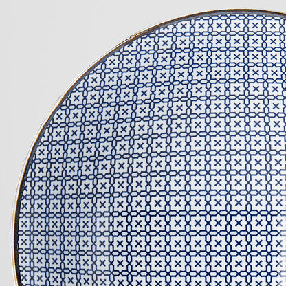 Bowl in a Gift Box 25cm Geo Flower Design - Image 3