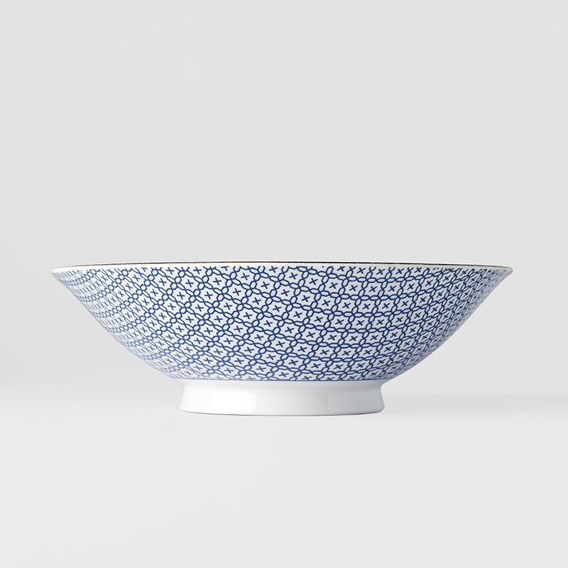 Bowl in a Gift Box 25cm Geo Flower Design - Image 4