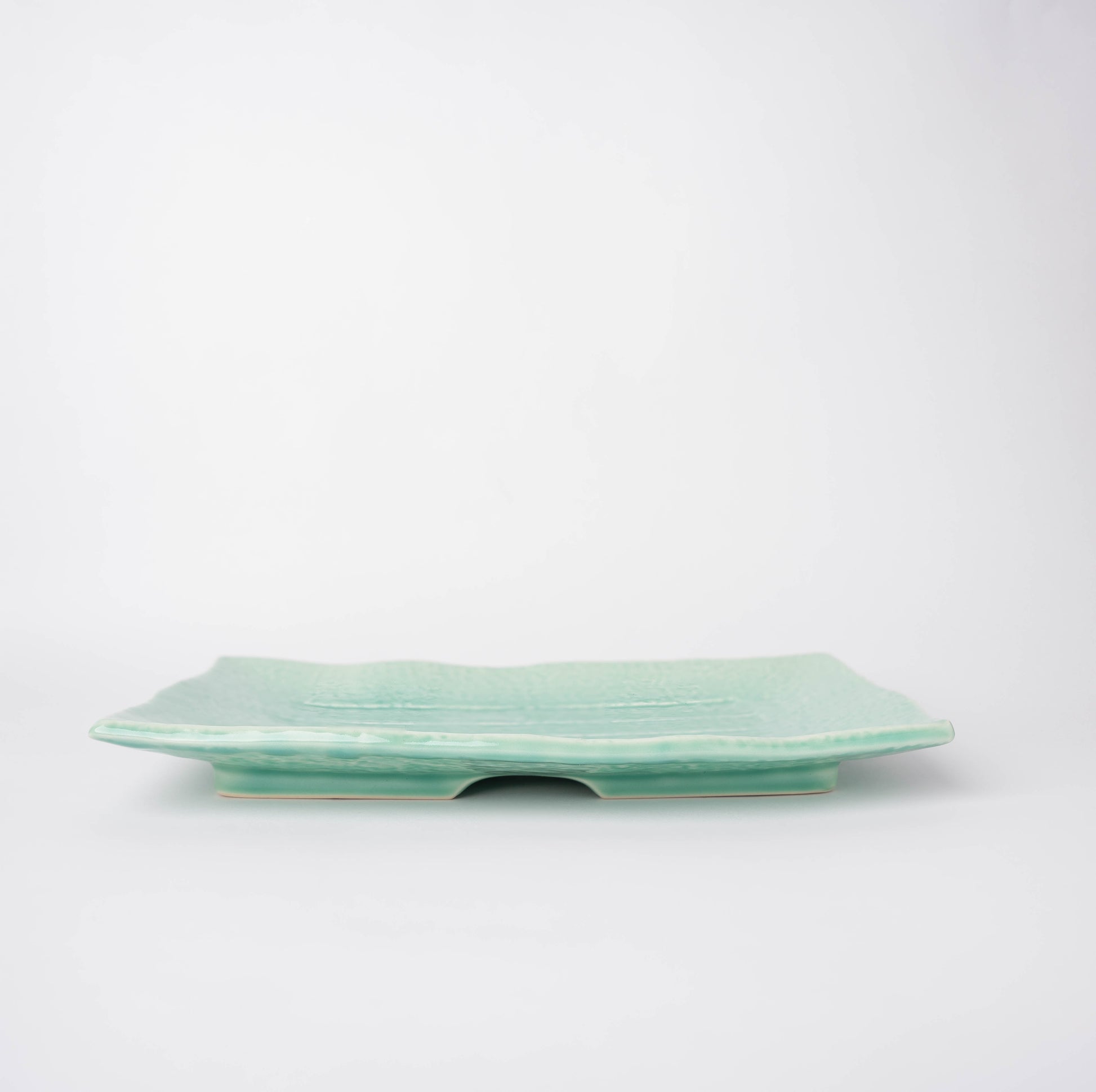 Serving Plate 28.5cm Celadon Glaze - Image 2
