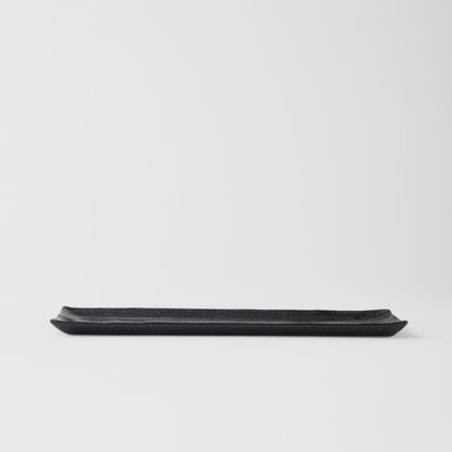 Sashimi Plate 33cm Black Contour Glaze - Image 4